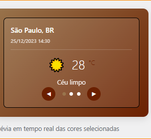 widget clima